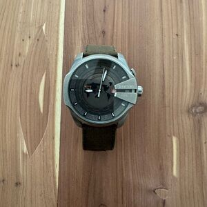 Diesel Silver and Brown Smartwatch
